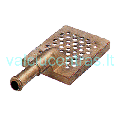 Drenažo detalė su grotelėmis 158x70x11mm